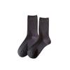 Striped Socks, Women's Pile Socks, Warm Cashmere Socks for Autumn and Winter, Mid-calf Socks, School Style, Versatile Long Socks