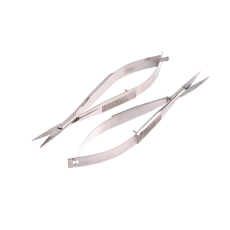 Russian Manicure Scissors Curved Straight Tip Stainless Steel Professional Dead Skin Remover Manicure Tool