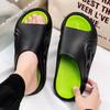 Fashion 2025 Men's Luxury Indoor Slippers Summer New Thick Soled Men's Outdoor Wear Hollowed Out Beach Shoes Lazy Sneakers Cool Slippers