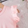 Ärmel Geburtstagsparty Kleid für Kleinkinder Kleine Mädchen