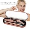 3 IN 1 LED Earpick Ear Spoon Ear Cleaner Set Earwax Nasal Removal Tweezers