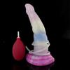 Suction Dildo Faak Squirt With Cup Silicone Curved Anal Plug Syringe Tube Spray Ejaculation Penis Gspot Stimulate Sex Toys Shop