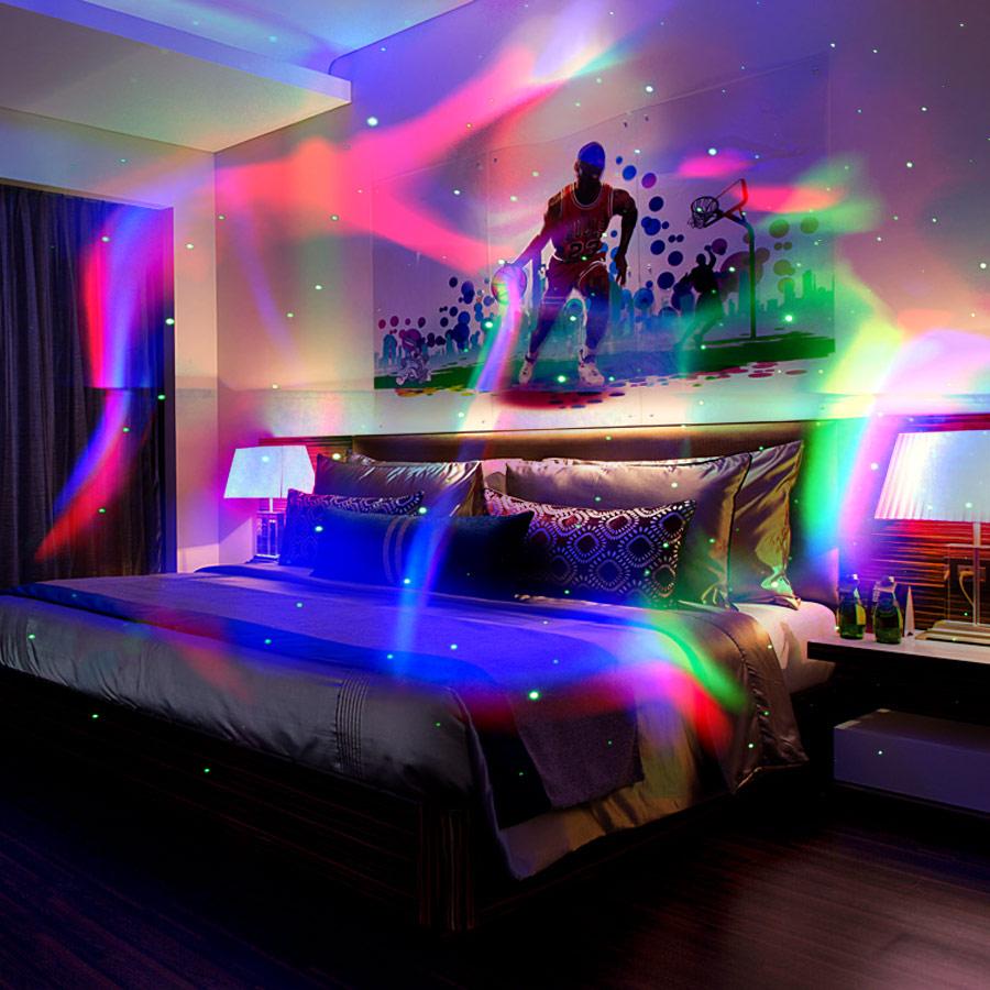 ESHINY RGB LED Aurora Nacht Star Sky Licht Laser Projektor Disco USB Nebula Cloud Lampe Dekoration Kinder Kinder Bühne Schlafzimmer Lichter b222