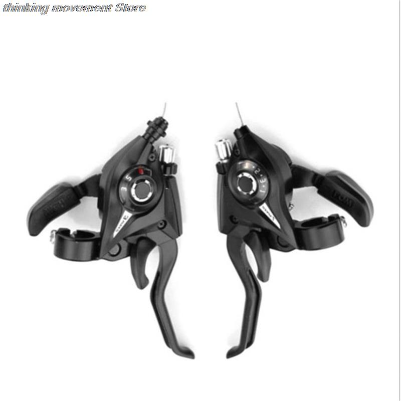NEW Mountain Bike Brake Lever Shifter Set Aluminum Speed Shifter Cycling Bike Accessories