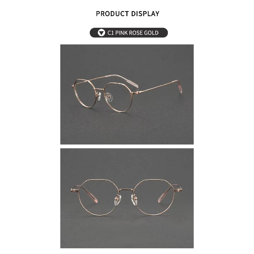 High-end Titanium Eyeglasses Frames Men Optical Eyewear Frame for Women Spectacle Anti-blue Light Eyewear High Quality Glasses