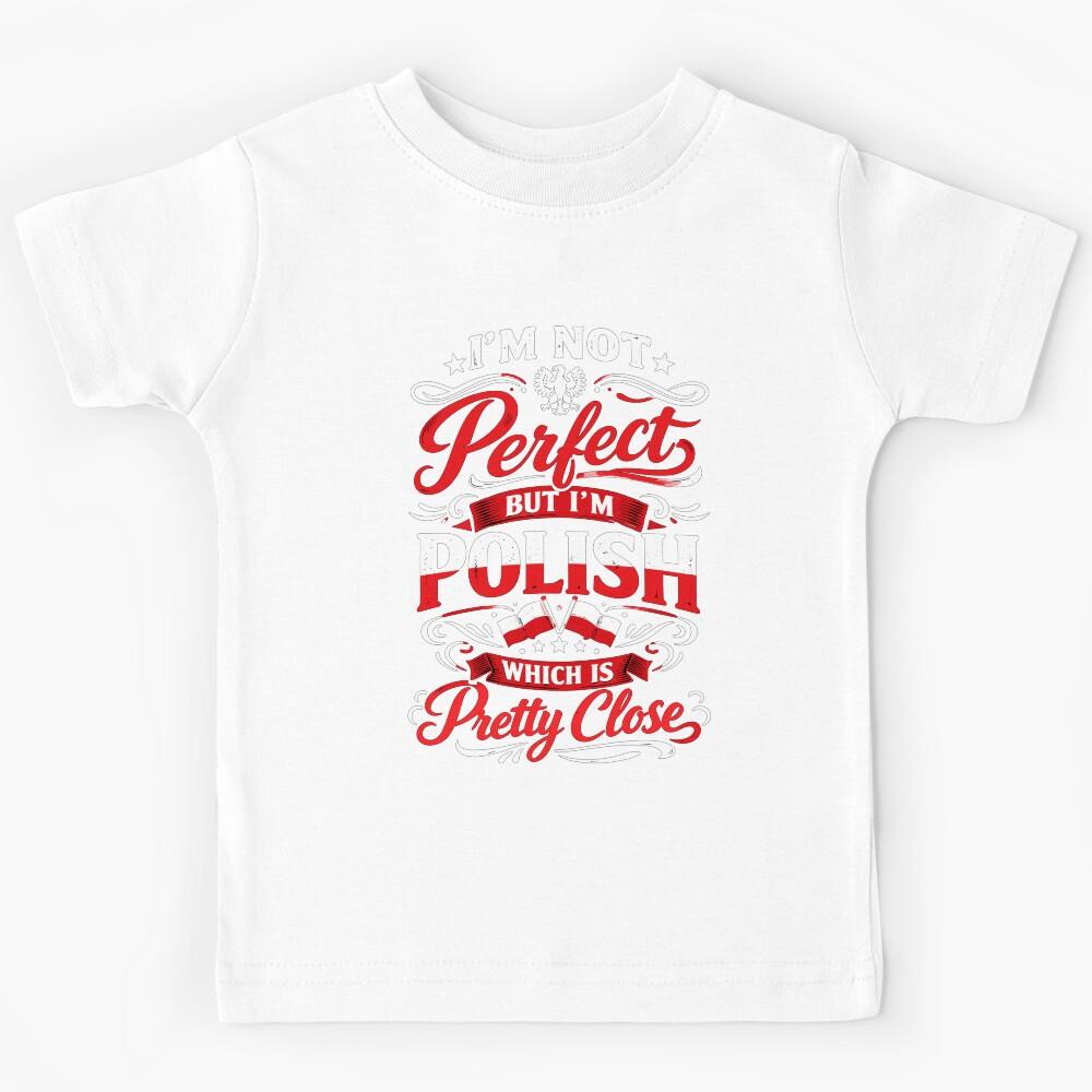 Polish Pride: Vintage Eagle & Funny Saying Kids T-Shirt 160