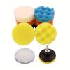 High Quality Electric Drill Buffing Wheel Set for Vehicle Detailing with Soft Plush Pads