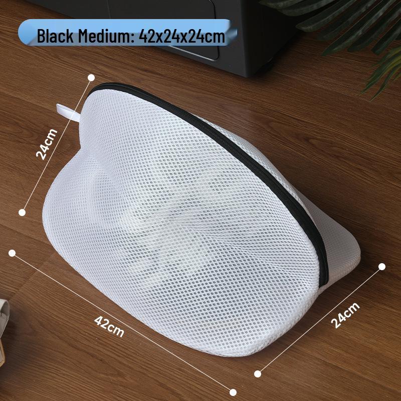 Machine Washable Polyester Shoe Washing Bag – Anti-Deformation Protective Design for Easy Shoe Cleaning