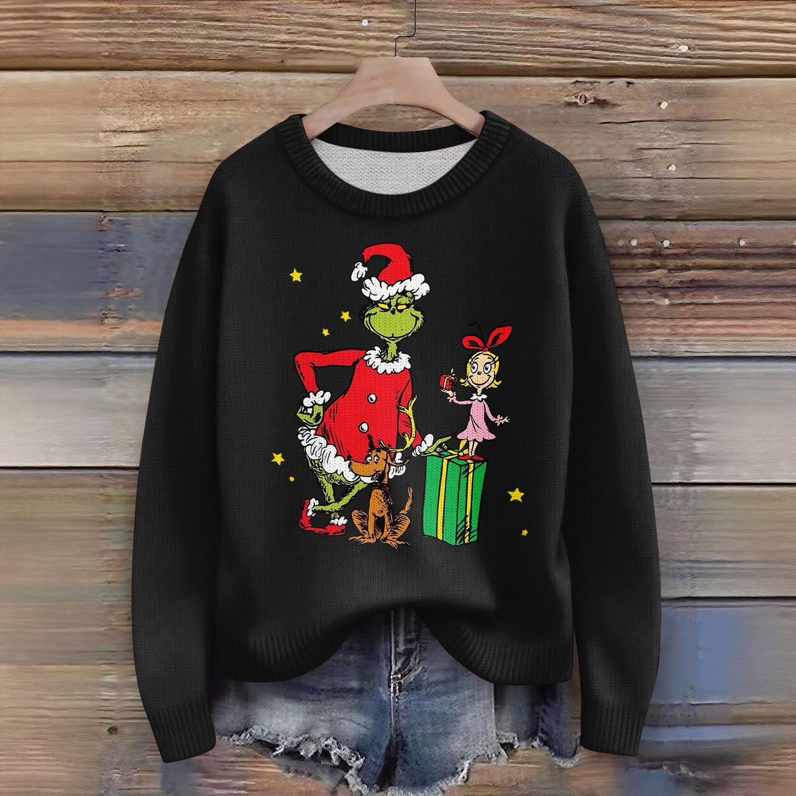 

Женский модный повседневный пуловер с длинным рукавом и вырезом горловины L