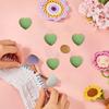 8/10/12PCS Multicolor Heart Stitch Needle Tips Stoppers Silicone Knitting Needle End Caps Cute Knitting Needle Point Protectors