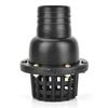 Water Pump Foot Valve Black PVC Low Pressure Flat Check Valve for Fluid Machine(2in)
