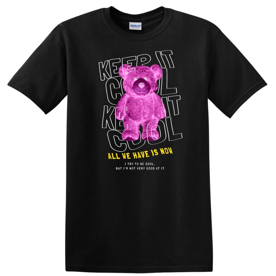 Pink Teddy Bear Cute T Shirt Funny Graphic Tee All We Have Is Now M