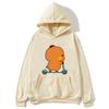 Cute Couple Hoodie Cute Bubu and Dudu Are Playing Scooter Together Sweatshirts Hooded Men's Clothes Women Panda Bear Top