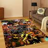 Alfombra de Dibujos Animados Freddy F-FNAF 3D para Hogar Dormitorio Sala de Estar Sofá Felpudo Decoración, Alfombra para Zona Infantil Jugar Alfombrilla Antideslizante Regalo