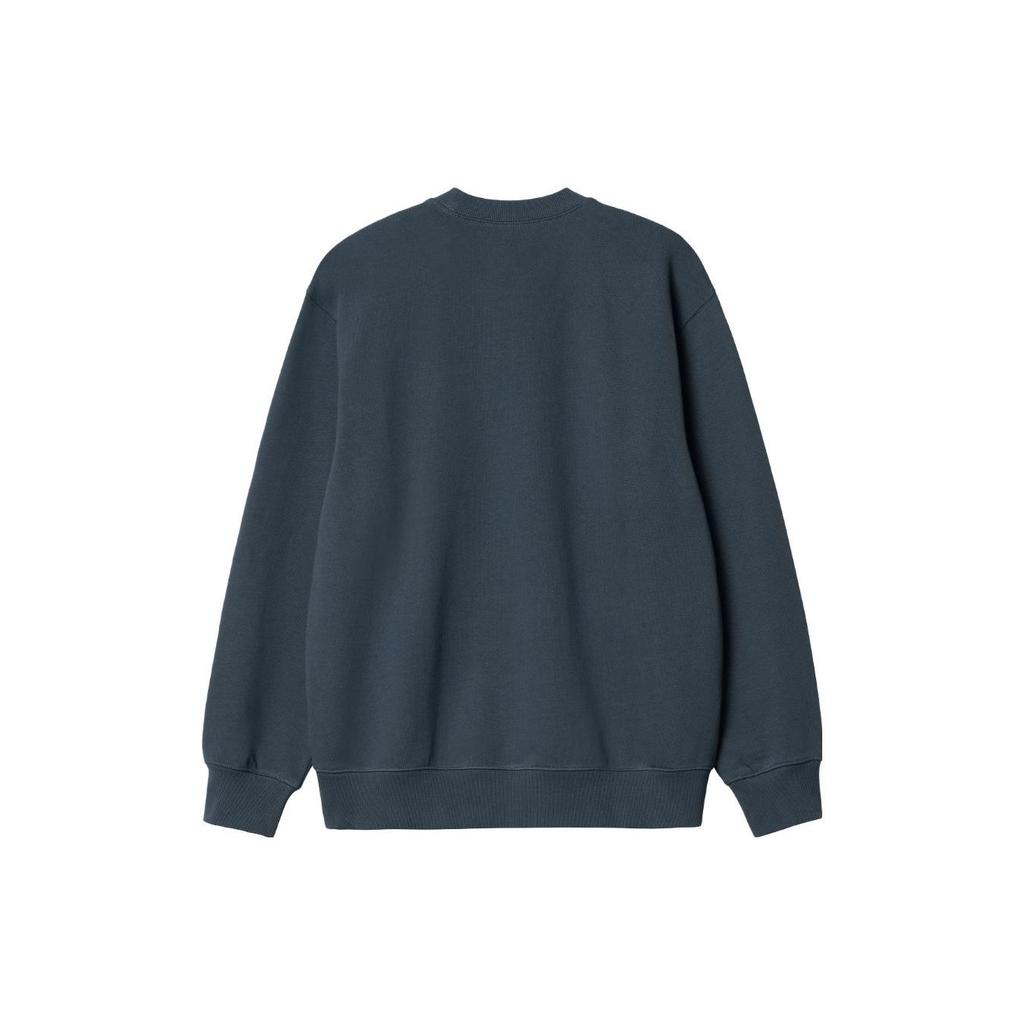 Carhartt WIP FW23 Tour Series Solid Logo Patch Crewneck Long Sleeve Sweatshirt Men Sweatshirt Mineral I030903-0R-XX