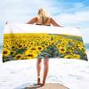 Sunflower Oversized Sand Free Beach Towel Large Quick Dry Beach Towels Bath Beach Pool Gym Travel Bath Towel for Swimming Sports