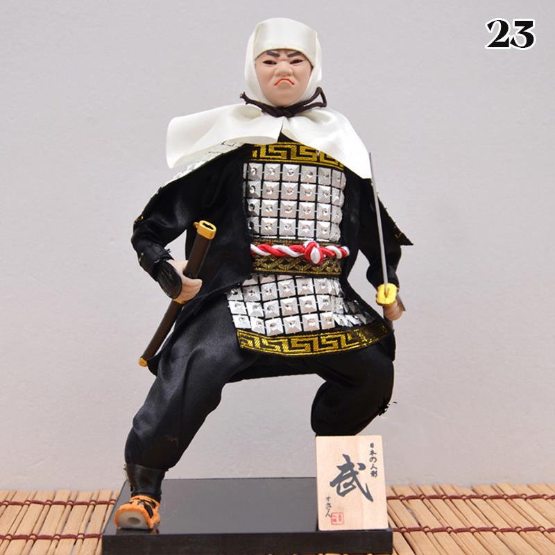 Japanese Samurai Ninja Figurines Dolls With Kimono Traditional Ninja Ornaments Home Decor Collection Arts Craft Gifts