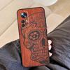 Natural Bamboo Wood Animal Print Case For Xiaomi 14T 13T 11T 12T Pro 13 14 15 Ultra Cover For POCO F7 Pro F5 F6 X3 X5 X6 X7