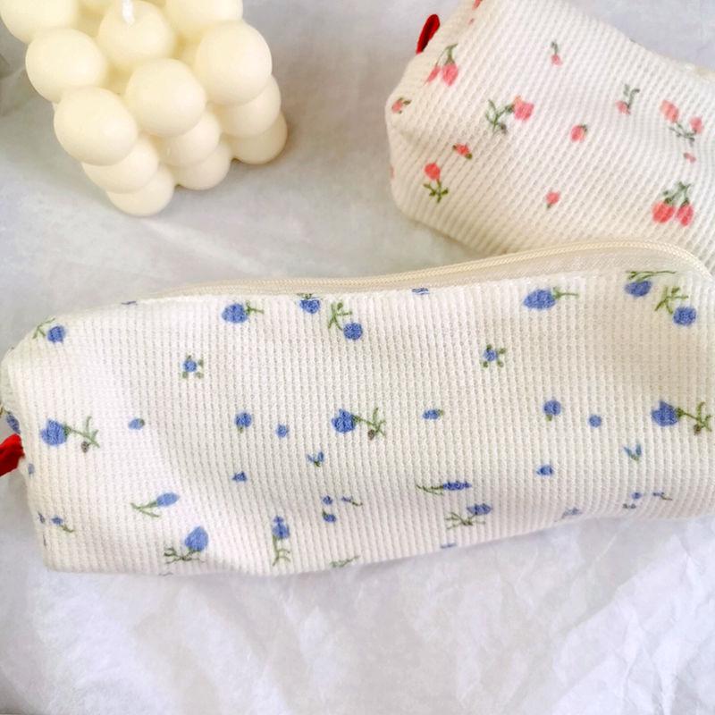 Floral Pencil Case: Cute, Fresh, and Girly Mini Stationery Bag
