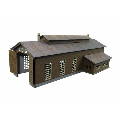 Sankei Miniature Art Petit Engine Shed Paper Craft Kit