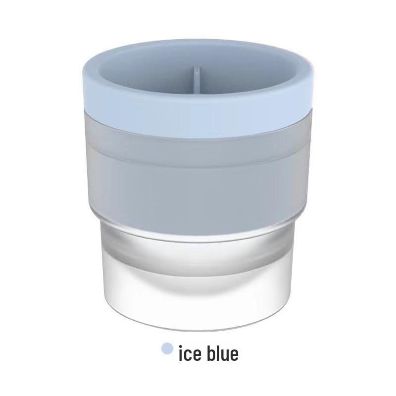 Commercial Whiskey Ice Ball Maker – Large Ice Cube Tray for Home Food-grade Deluxe Ice Ball Mold синий