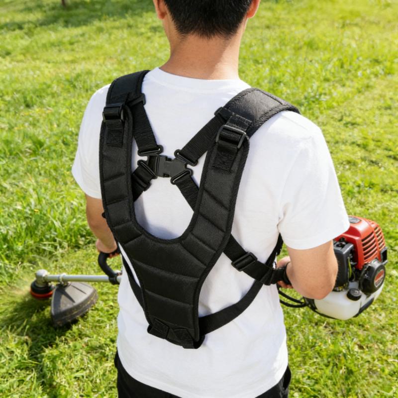 Lawn Mower Harness Harness Strap Belt Lawn Mower Power Pruner Double Trimmer Shoulder Adjusted Band Brush Cutter Trimmer Garden