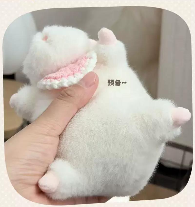 Cute Golden Hamster Plush Doll Soft Fluffy Stuffed Hamster Toy Squeeze Decompress Bag Pendant Decor Relaxing Gift For Adult