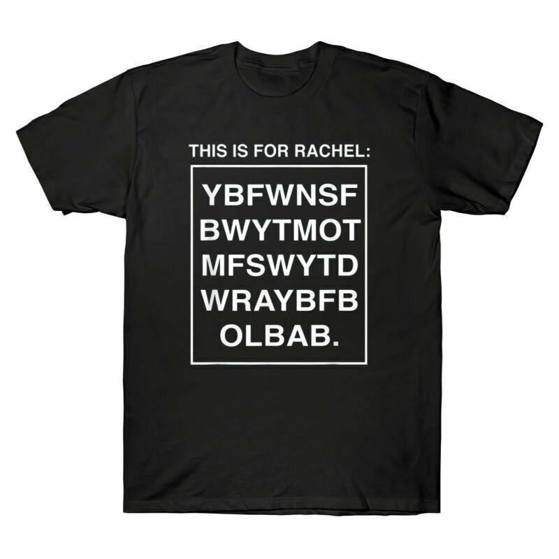 Funny Shirt For Abbreviation Meme This Navy TShirt Rachel Black Voicemail Is S