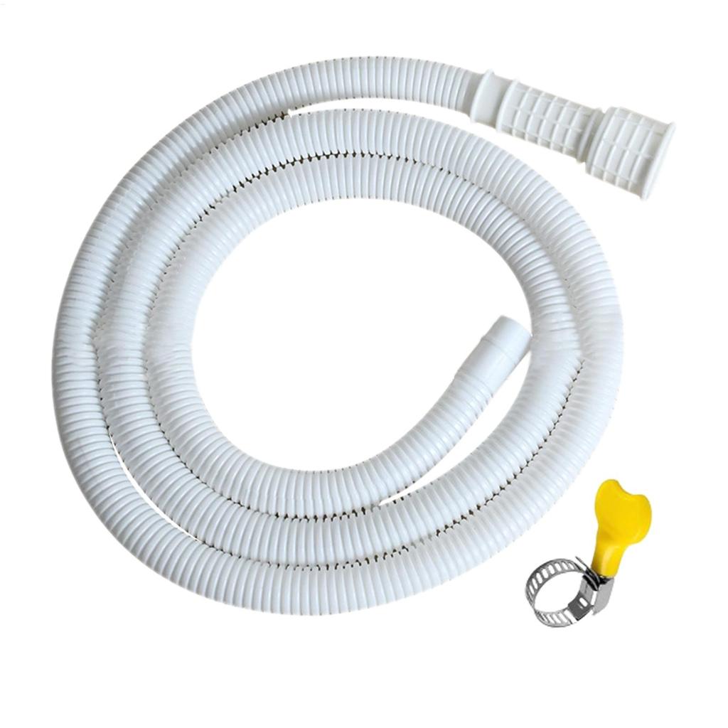 2/3/5m*2.5cm Air Conditioner Drain Hose Flexible Drain Hose With Clip Cuttable Rubber Adapter Dehumidifier Drain Hose