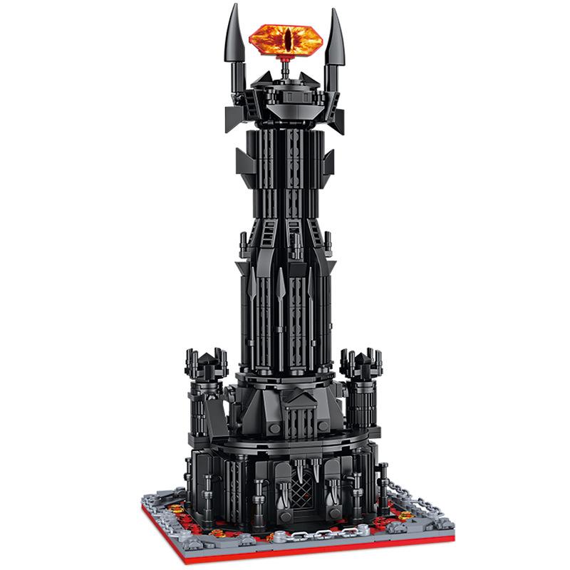 Herr der Ringe Barad-dûr Saurons Turm Modellbausteine Set für Jungen 6-in-1 Bausatz