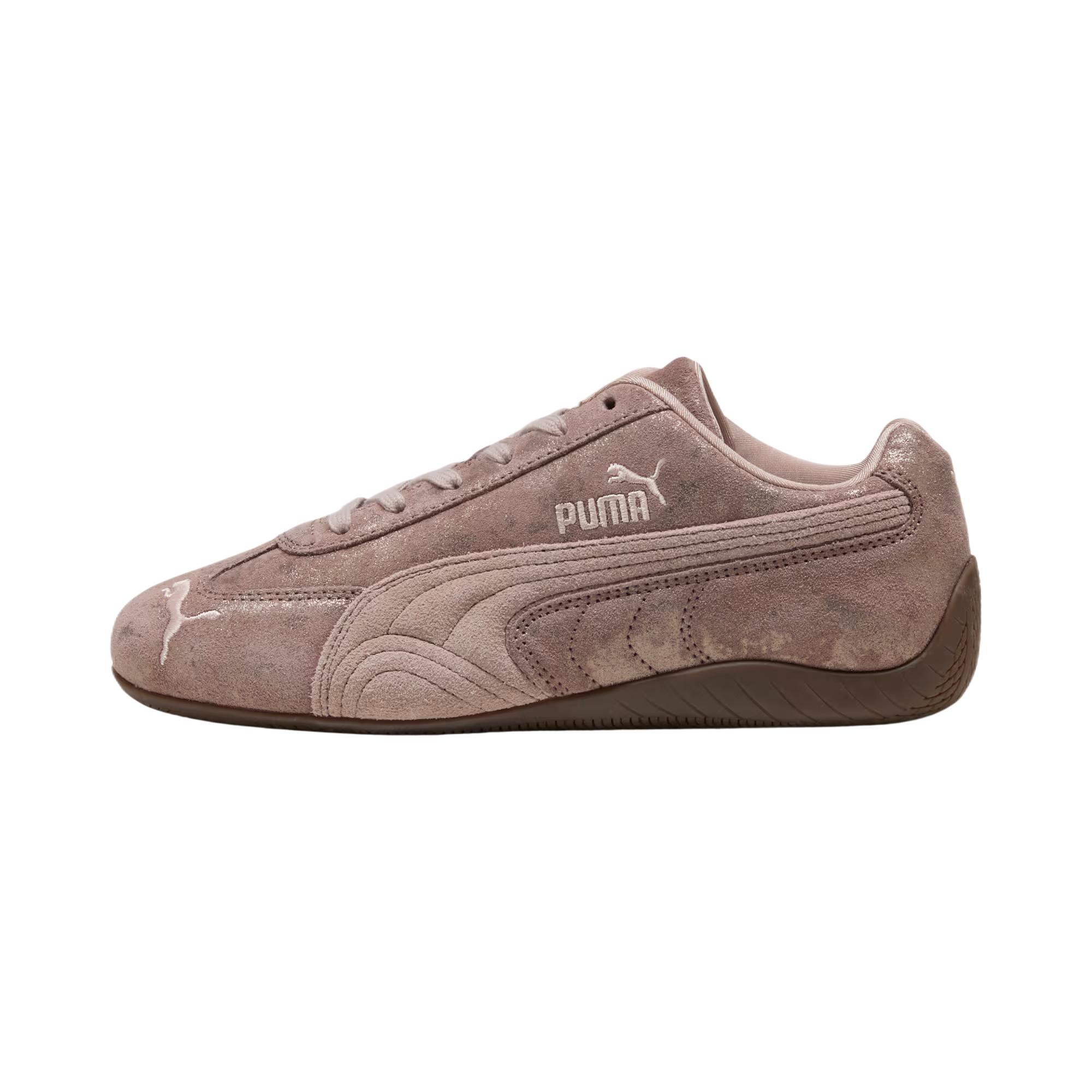 Puma Speedcat Faded Chrome Round Toe Comfortable Low Top Lifestyle Shoes Women sneaker 404899-01 35.5