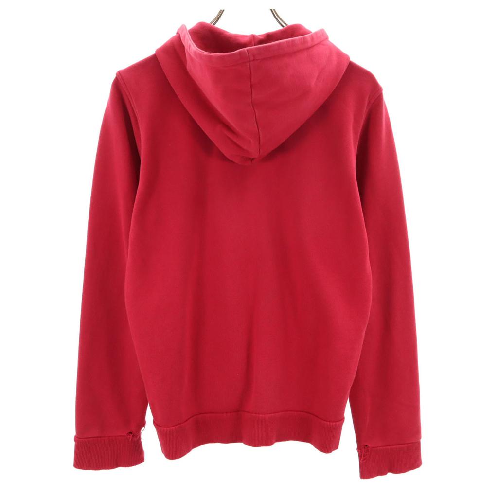 Lacoste Langarm Sweat Zip-Hoodie 3 Rote Serie Herren Gebraucht