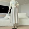 Bust Skirt Women's Spring and Autumn New High-waisted A-word Medium and Long Umbrella Skirt