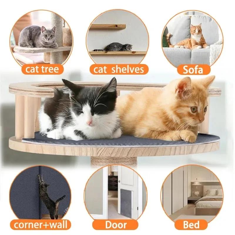 Accessories Scraper for Cats Friction Climbing Frame Cats Crawling Mat Anti-cats Scratch Sofa Protector Self Adhesive Carpet