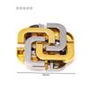Kid Educational Puzzle Toy Luban Lock Alloy Logic Puzzle Chinese Play Classical