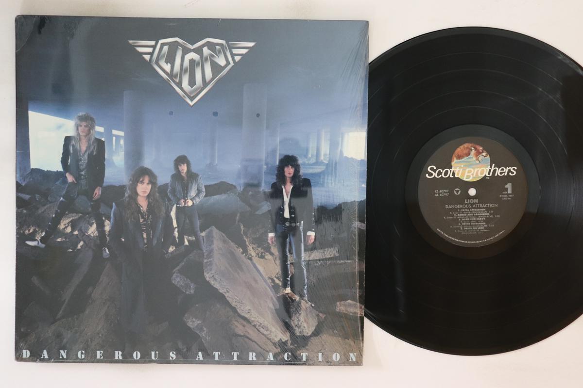 

LP Record LION Dangerous Attraction BFZ40797 SCOTTI BROS. 1987 US Metal Used