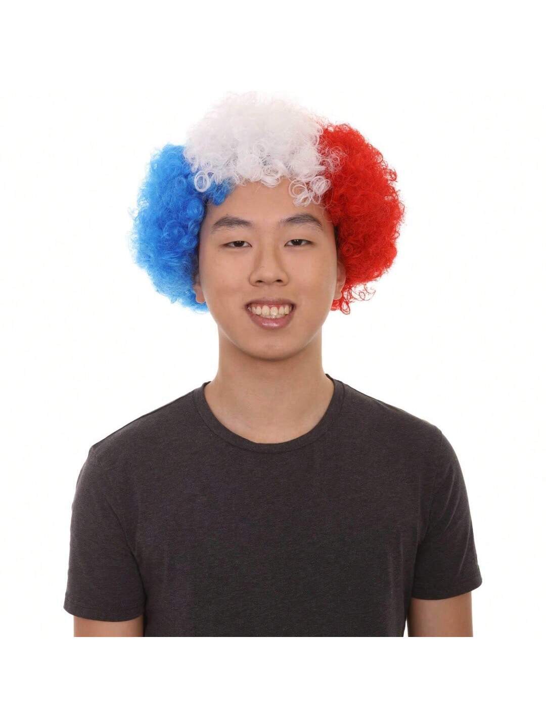 

Вспомогательный реквизит для Олимпийских игр 2024 года в Париже во Франции Головной убор в форме французского флага с взрывным дизайном головы белый