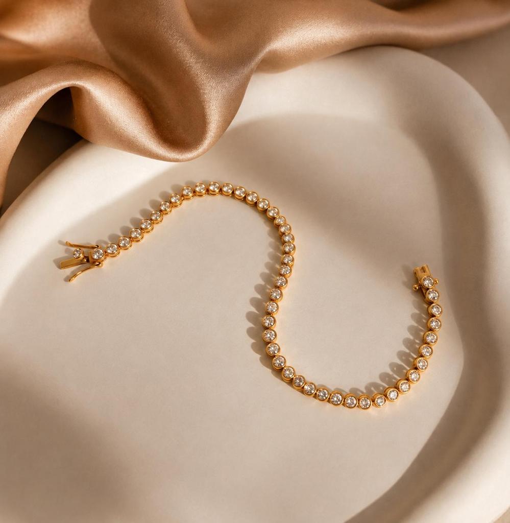 Classic Tennis Bracelet, Minimalist Bracelet For Women, Wedding Gift, Gift For Her