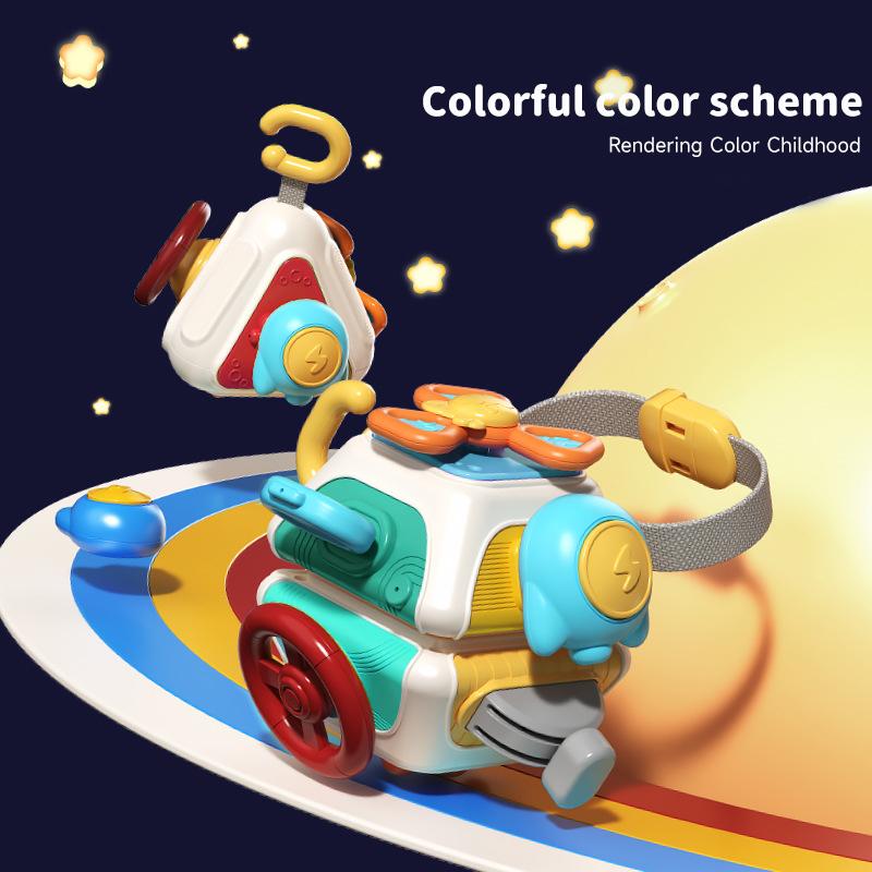 Montessori Sensory Toys Baby Busy Cube Baby Activity Cube Busy Ball Travel Toys Learning Fine Motor Skills Toys Updatedborn Gift