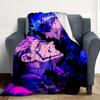 Jujutsu Kaisen Flannel Blanket Throw Blanket Soft Warm Sofa Bed Camping Car Home Decor Unique Christmas Gift C9301899