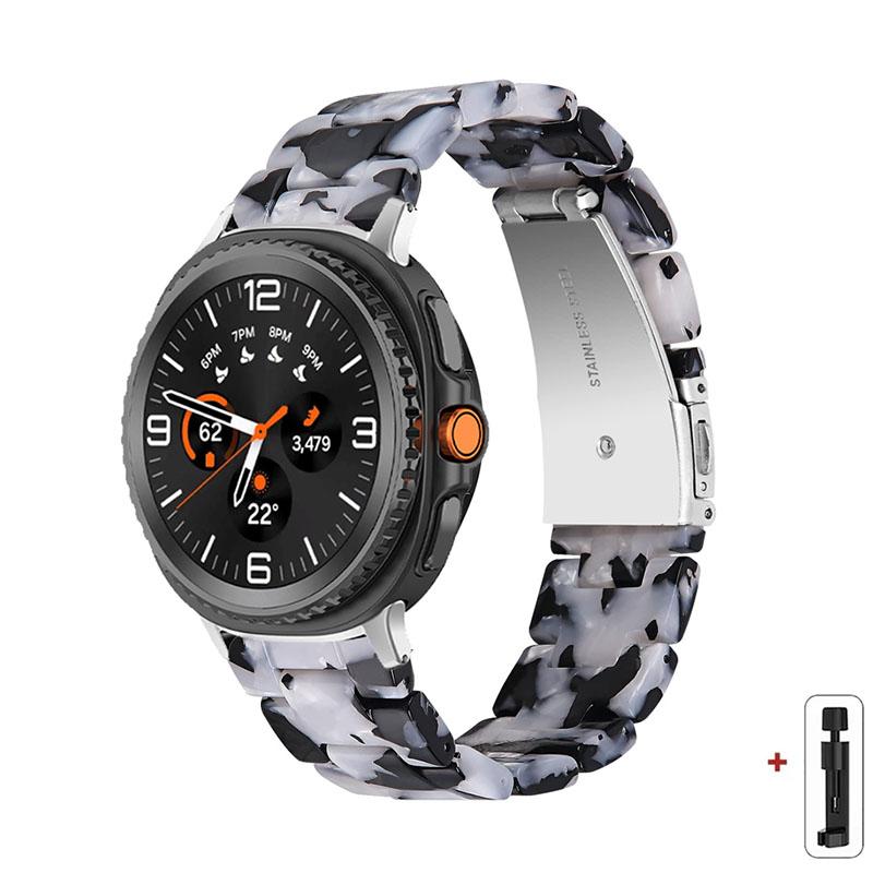 

Resin Band for Samsung Galaxy Watch 8 40 44MM/8Classic 46mmTransparent Strap Women Bracelet for galaxy Ultra 2025/7 47mm Correa for galaxy 8 40mm