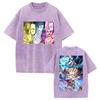 Okkotsu Yuta Ishigoori Ryuu Takako Uro Jujutsu Kaisen Anime Men Women T-shirts Washed T Shirt Cotton Loose Tshirt Harajuku Tops