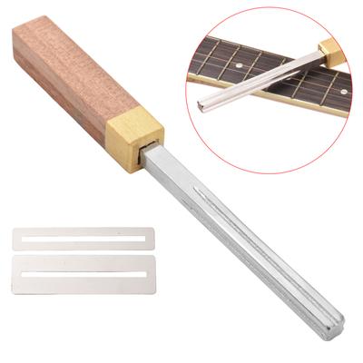 Diamond Guitar Fret File Guitar Fret Dressing File Extra Narrow Narrow Medium Wide 4 Edges with 2pcs Fretboard Musical Instrument Repair Tool