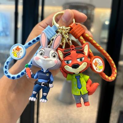 Anime Zootopia 2 Figurka Roztomilá PVC Panenka Klíčenka do Auta Pouzdro Přívěsek Kouzlo Ideální Vánoční Dárek navržený pro Ni