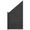 WPC and Aluminum Fence Panel Black