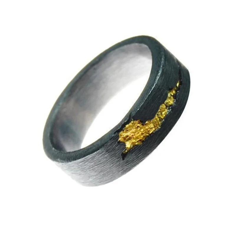 New Vintage Flowing Fire Flame Ring Men Jewelry Trendy Individualized Cool Style Open Ring Silver Male Index Finger Accessories