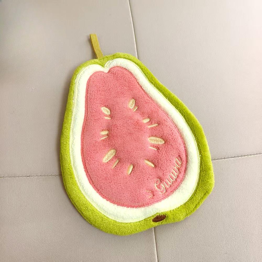 New fruit guava durian towel with cute hanging style kitchen hand towel as a souvenir