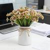 Artificial Violet Realistic Long Stem Fake Flower Home Office Wedding Party Table Centerpiece Indoor Outdoor Faux Bloom Decoration