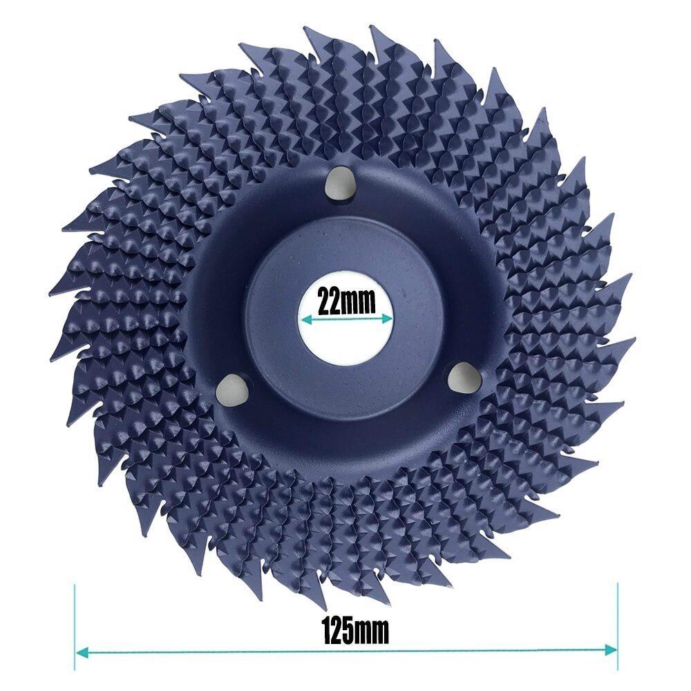 Slipeskive av vinkelsliper 22 mm boring Rund tre Vinkelslipeskive Slipemiddel DIY Trebearbeidingsverktøy Utskjæringsroterende verktøy