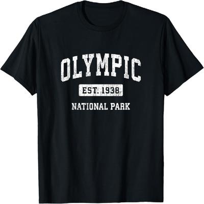 Olympic Vintage National Park Sports Design T-Shirt